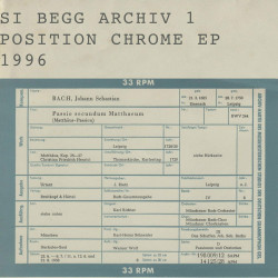 Archiv 1 Position Chrome Sessions 1996