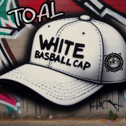 White Baseball Cap 